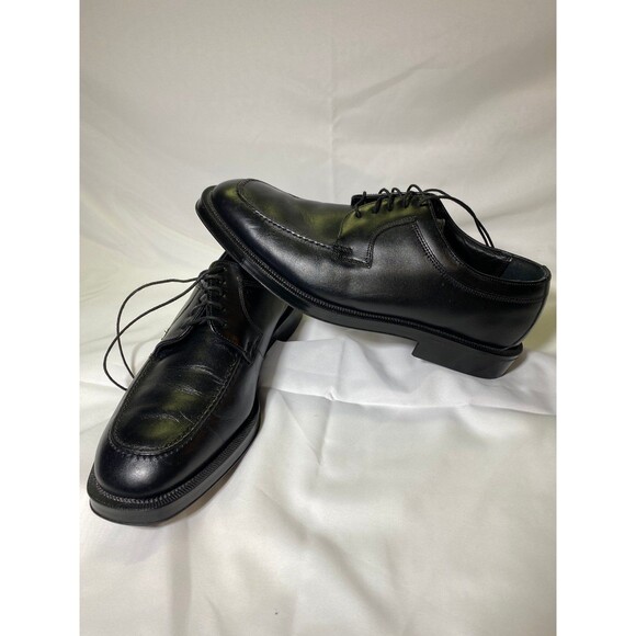 Men’s Florsheim Black Leather Tie Up Oxford 9D NEW Unique! Comfortech Insole main image 11